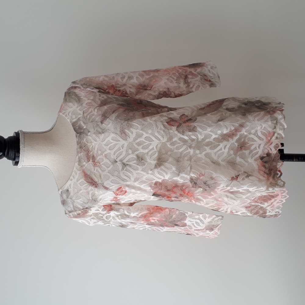 Aquamarine lace top